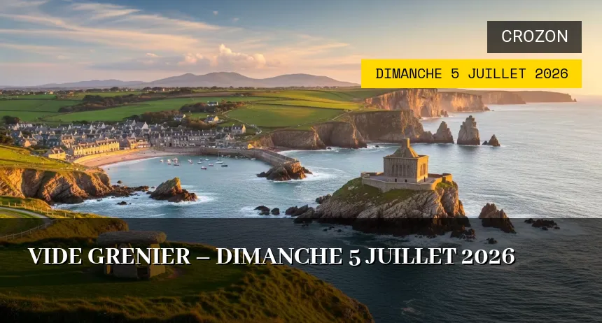 Affiche de l'événement : Vide grenier – Dimanche 5 Juillet 2026