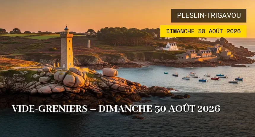 Affiche de l'événement : Vide-greniers – Dimanche 30 Août 2026