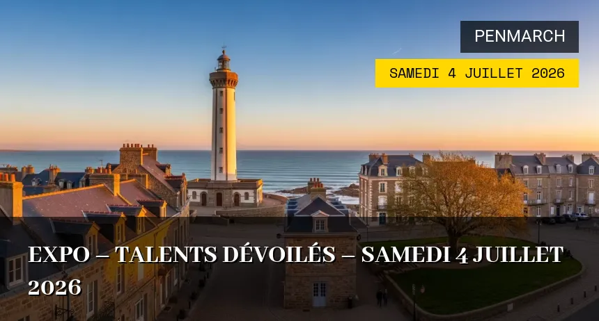 Affiche de l'événement : Expo – Talents dévoilés – Samedi 4 Juillet 2026