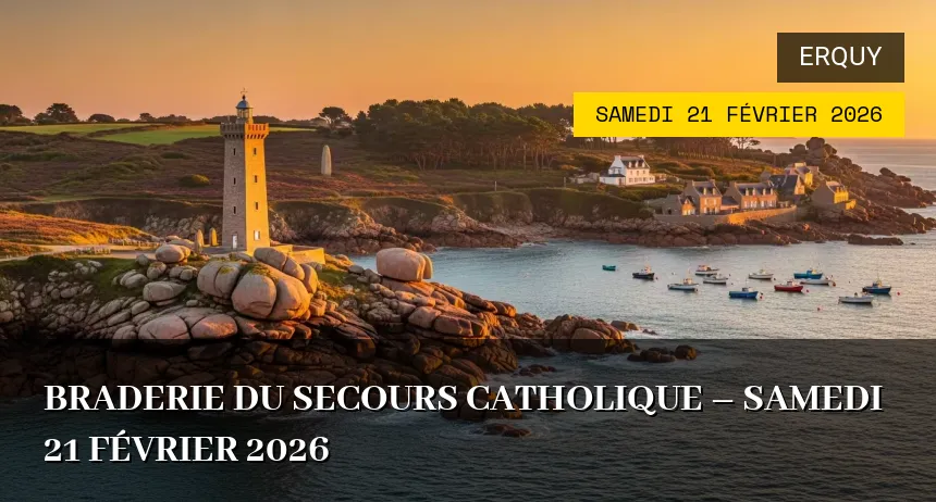Affiche de l'événement : Braderie du Secours Catholique – Samedi 21 Février 2026
