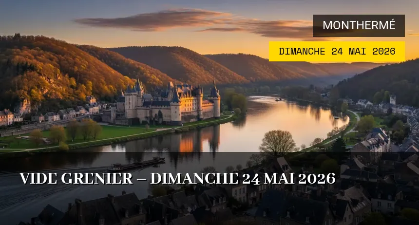 Affiche de l'événement : Vide grenier – Dimanche 24 Mai 2026