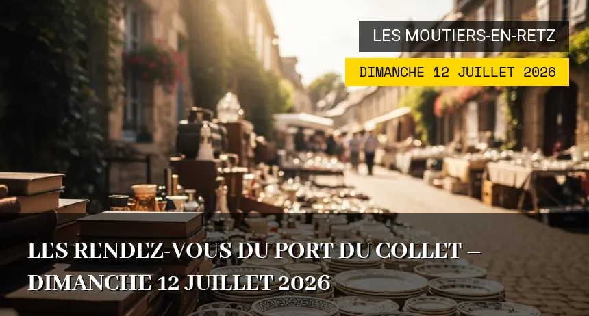 Affiche de l'événement : Les rendez-vous du Port du Collet – Dimanche 12 Juillet 2026
