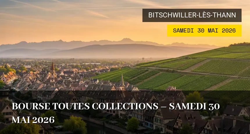 Affiche de l'événement : Bourse toutes collections – Samedi 30 Mai 2026
