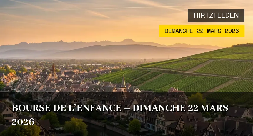 Affiche de l'événement : Bourse de l&rsquo;enfance – Dimanche 22 Mars 2026