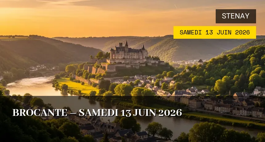 Affiche de l'événement : Brocante – Samedi 13 Juin 2026