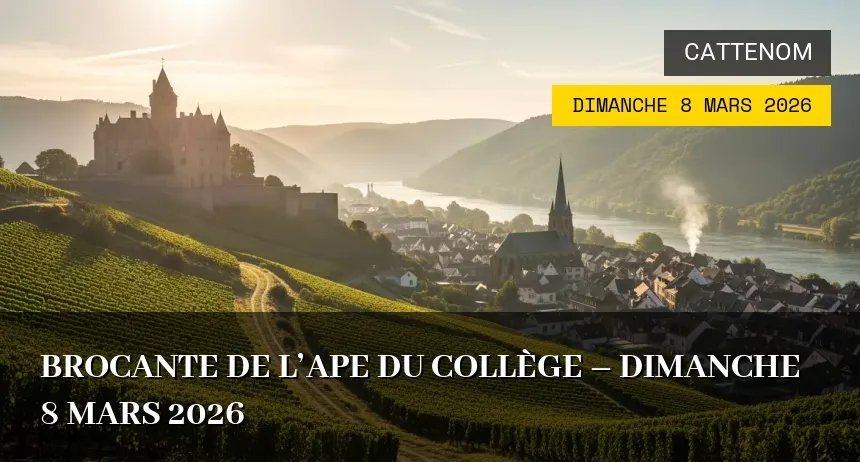 Affiche de l'événement : Brocante de l&rsquo;APE du collège – Dimanche 8 Mars 2026