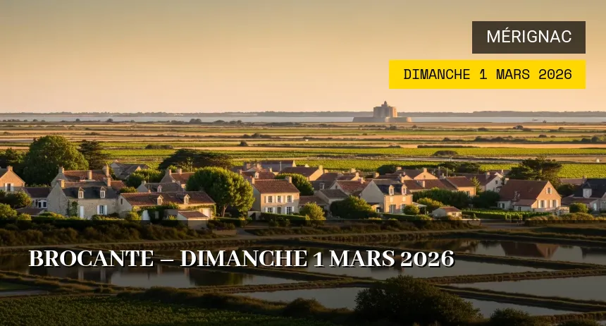 Affiche de l'événement : Brocante – Dimanche 1 Mars 2026