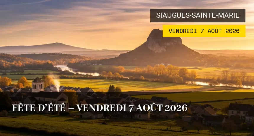 Affiche de l'événement : Fête d&rsquo;été – Vendredi 7 Août 2026