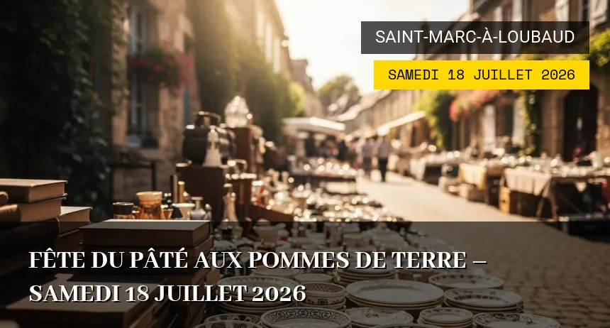 Affiche de l'événement : Fête du Pâté aux Pommes de Terre – Samedi 18 Juillet 2026