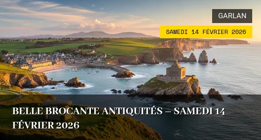 Affiche de l'événement : Belle Brocante Antiquités – Samedi 14 Février 2026