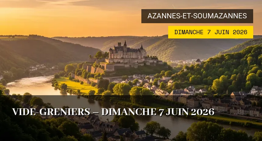 Affiche de l'événement : Vide-greniers – Dimanche 7 Juin 2026