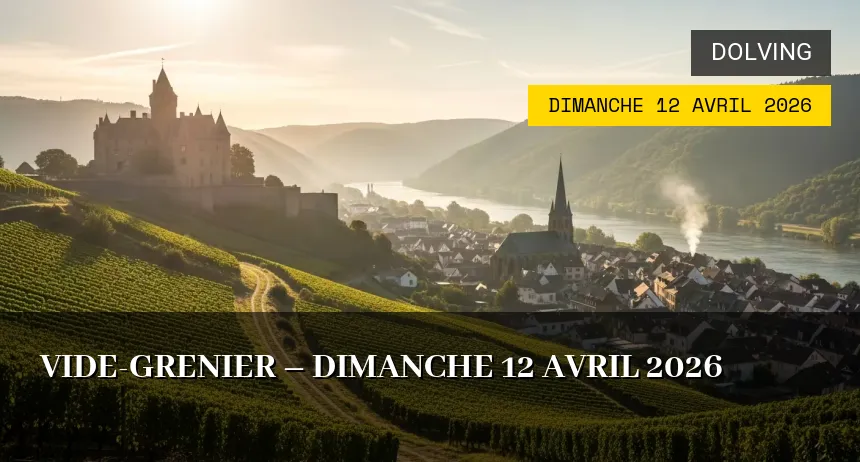 Affiche de l'événement : Vide-grenier – Dimanche 12 Avril 2026