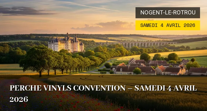 Affiche de l'événement : Perche Vinyls Convention – Samedi 4 Avril 2026