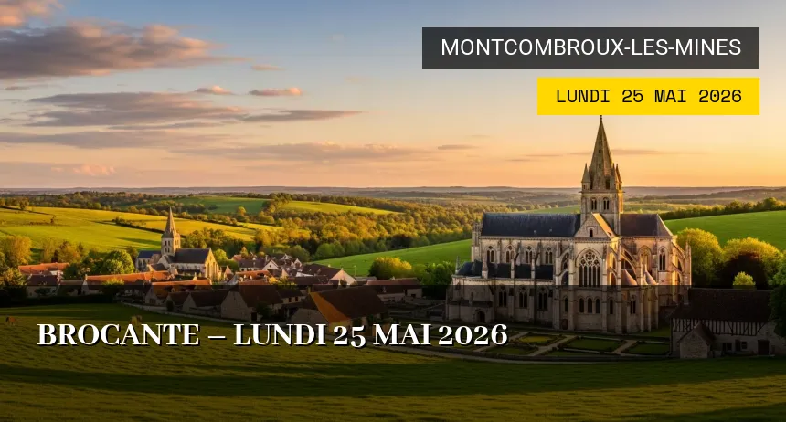 Affiche de l'événement : Brocante – Lundi 25 Mai 2026