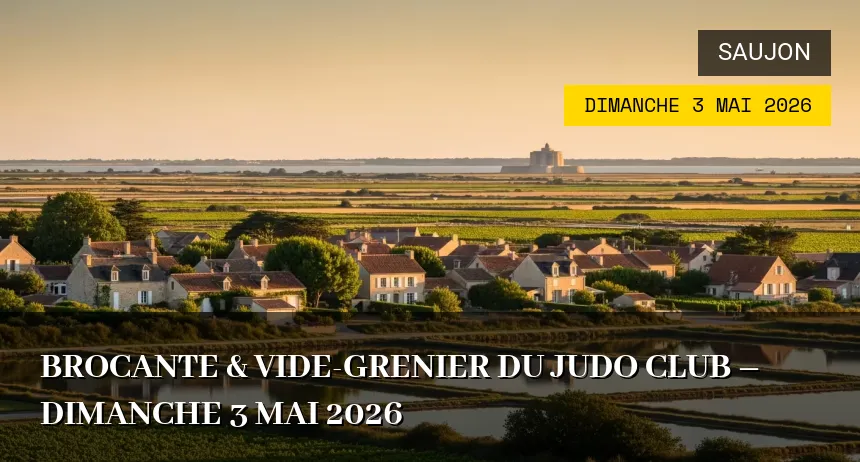 Affiche de l'événement : Brocante & vide-grenier du Judo Club – Dimanche 3 Mai 2026
