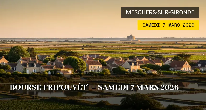 Affiche de l'événement : Bourse FripouVêt&rsquo; – Samedi 7 Mars 2026