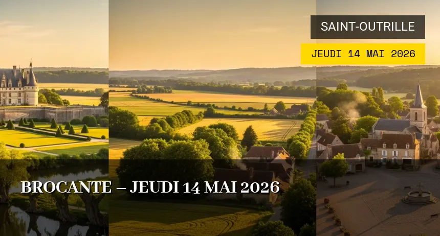 Affiche de l'événement : Brocante – Jeudi 14 Mai 2026