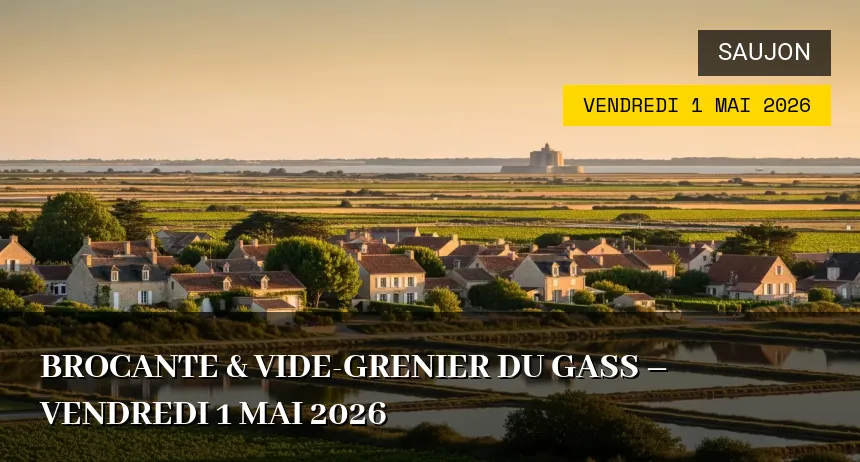 Affiche de l'événement : Brocante & vide-grenier du GASS – Vendredi 1 Mai 2026