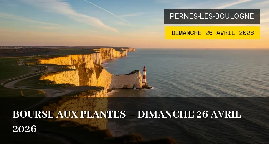 Affiche de l'événement : Bourse aux plantes – Dimanche 26 Avril 2026
