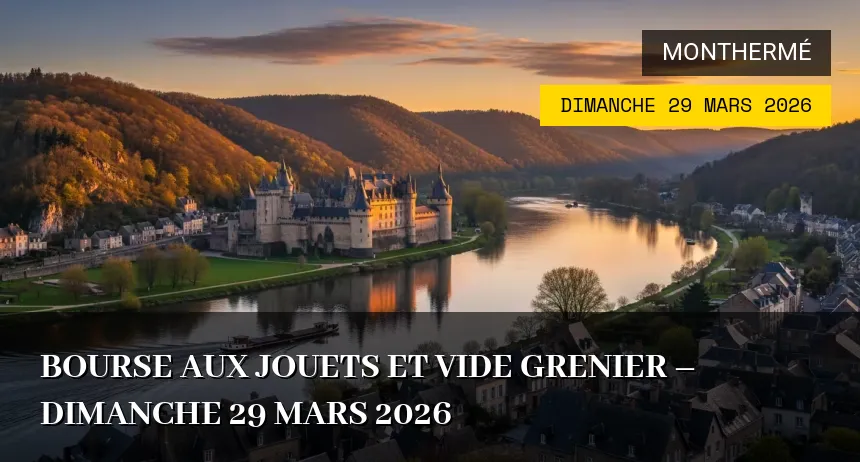 Affiche de l'événement : Bourse aux jouets et vide grenier – Dimanche 29 Mars 2026