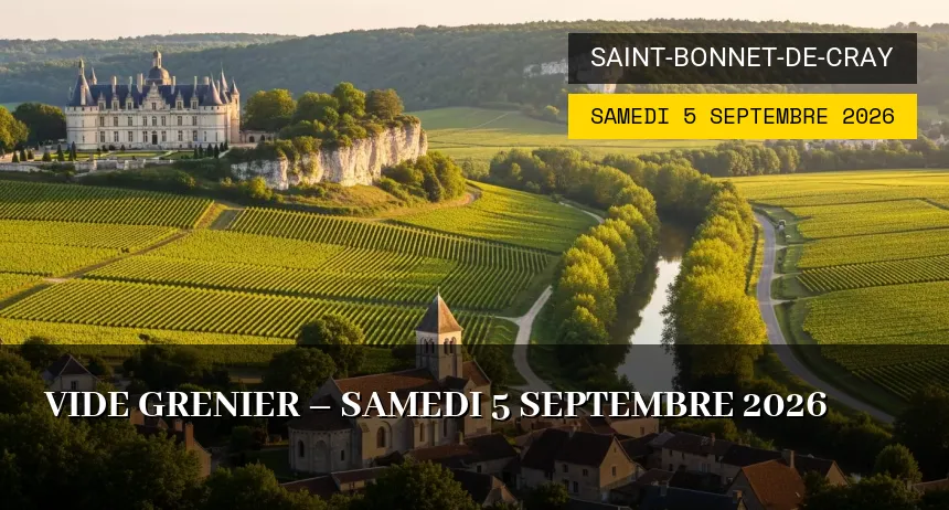 Affiche de l'événement : Vide grenier – Samedi 5 Septembre 2026