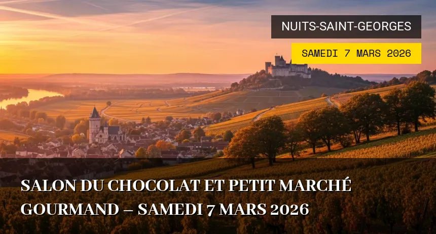 Affiche de l'événement : Salon du Chocolat et Petit Marché Gourmand – Samedi 7 Mars 2026
