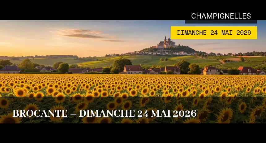 Affiche de l'événement : Brocante – Dimanche 24 Mai 2026