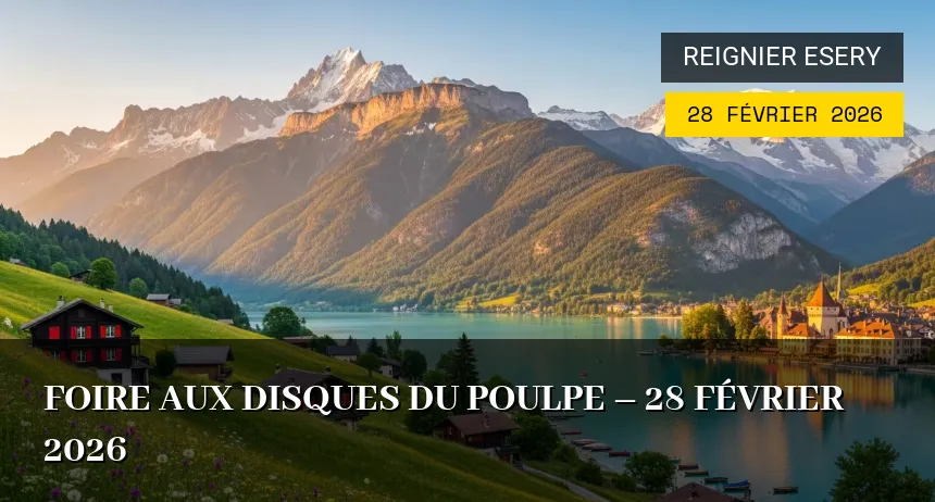 Affiche de l'événement : Foire aux disques du poulpe – 28 Février 2026