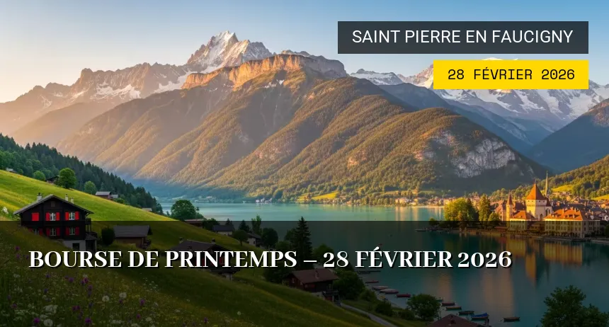 Affiche de l'événement : Bourse de printemps – 28 Février 2026