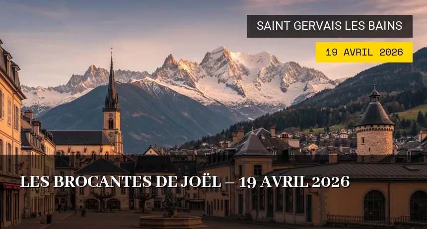 Affiche de l'événement : Les brocantes de Joël – 19 Avril 2026