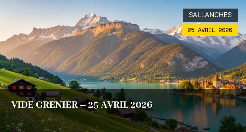 Affiche de l'événement : Vide Grenier – 25 Avril 2026