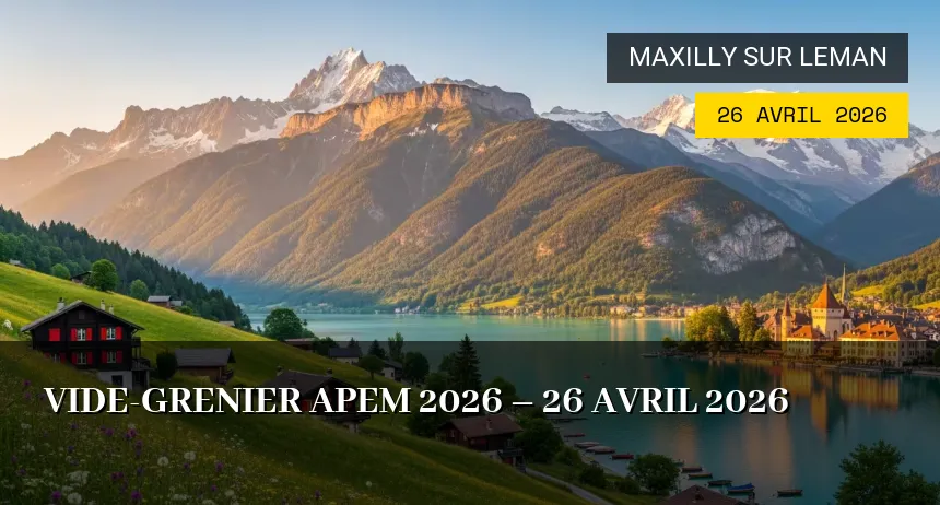 Affiche de l'événement : Vide-grenier APEM 2026 – 26 Avril 2026