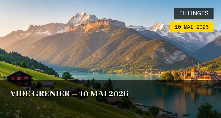Affiche de l'événement : vide grenier – 10 Mai 2026