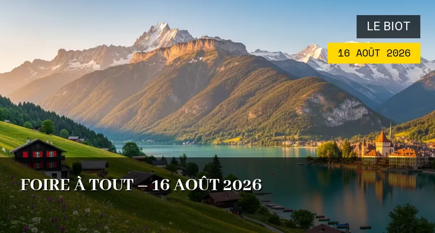 Affiche de l'événement : Foire à tout – 16 Août 2026