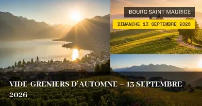 Vide-greniers d&rsquo;automne – 13 Septembre 2026