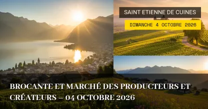 Brocante et marché des producteurs et créateurs – 04 Octobre 2026