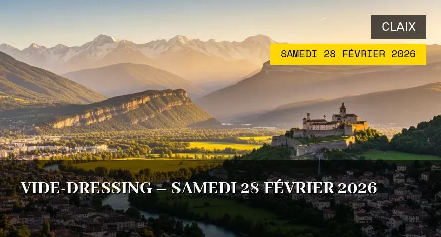 Affiche de l'événement : Vide-dressing – Samedi 28 Février 2026