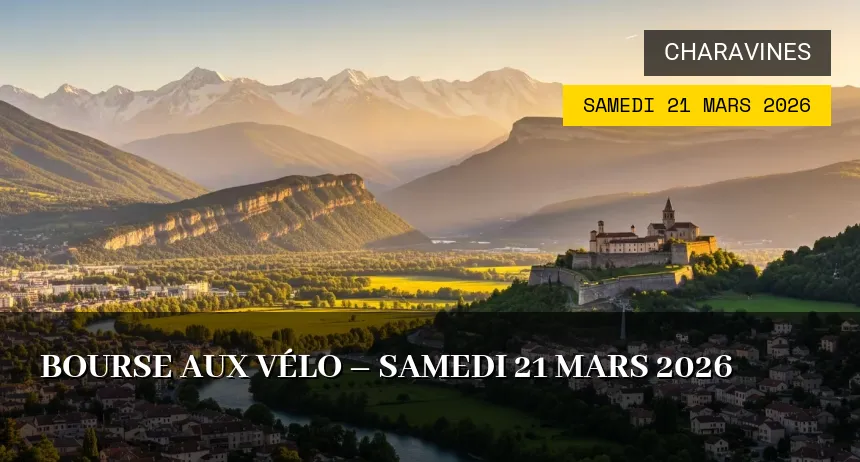 Affiche de l'événement : Bourse aux vélo – Samedi 21 Mars 2026