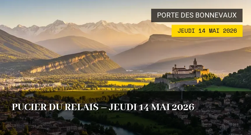Affiche de l'événement : Pucier du relais – Jeudi 14 Mai 2026