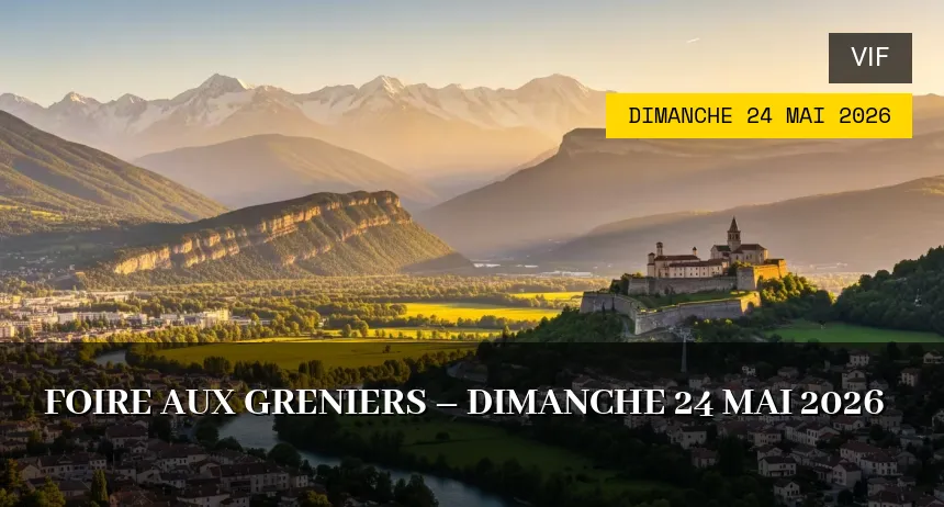 Affiche de l'événement : Foire aux greniers – Dimanche 24 Mai 2026