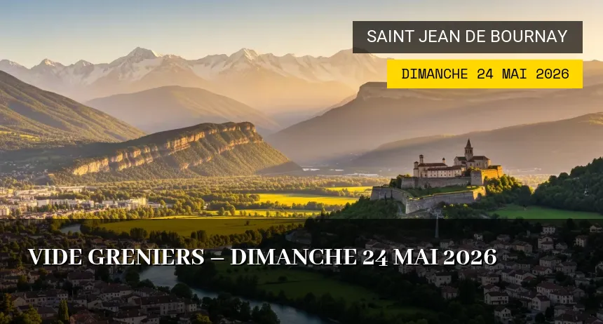 Affiche de l'événement : Vide greniers – Dimanche 24 Mai 2026
