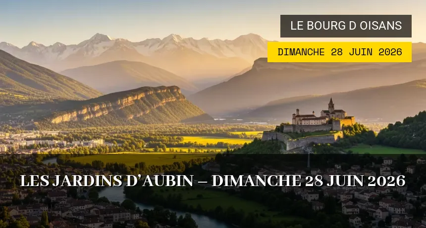 Affiche de l'événement : Les jardins d&rsquo;Aubin – Dimanche 28 Juin 2026