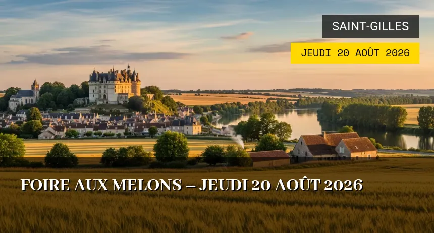 Affiche de l'événement : Foire aux melons – Jeudi 20 Août 2026