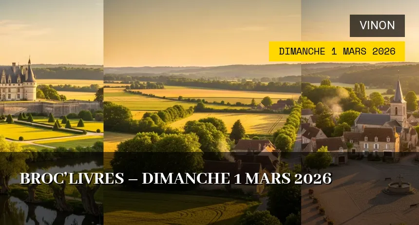 Affiche de l'événement : BroC&rsquo;livres – Dimanche 1 Mars 2026