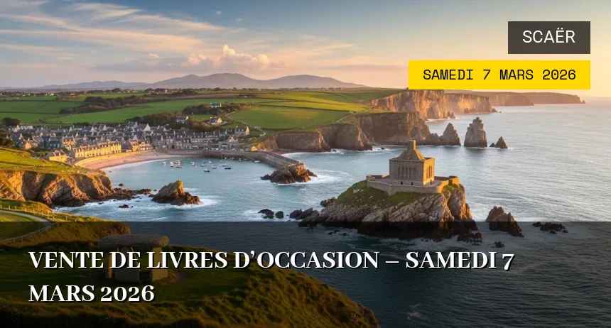 Affiche de l'événement : Vente de livres d&rsquo;occasion – Samedi 7 Mars 2026