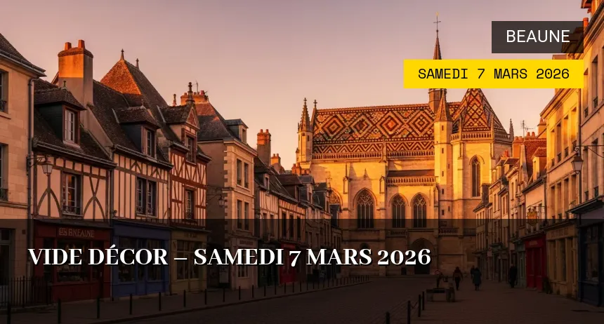 Affiche de l'événement : Vide Décor – Samedi 7 Mars 2026