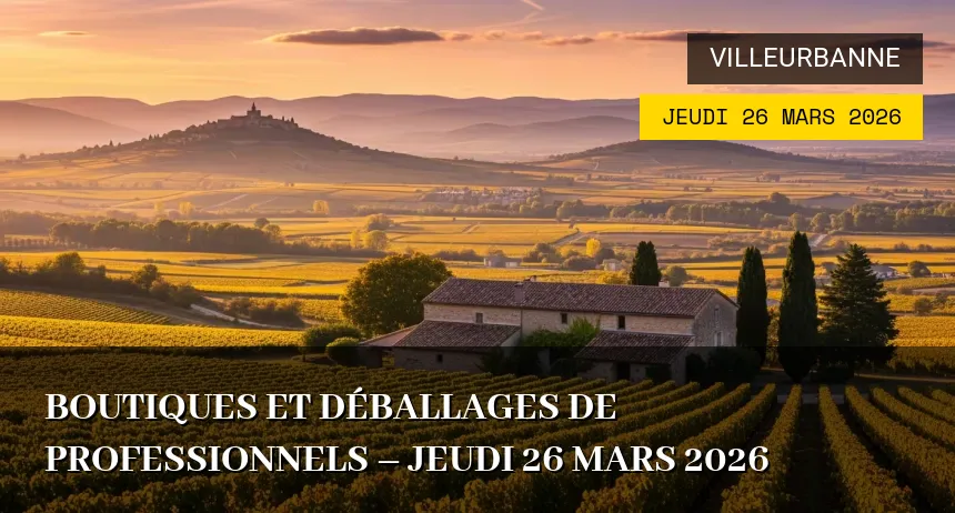 Affiche de l'événement : Boutiques et déballages de professionnels – Jeudi 26 Mars 2026