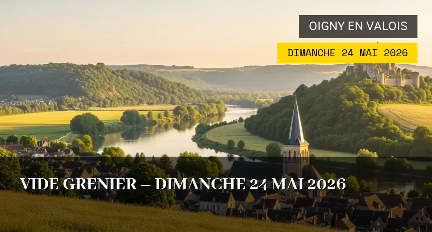 Affiche de l'événement : Vide grenier – Dimanche 24 Mai 2026