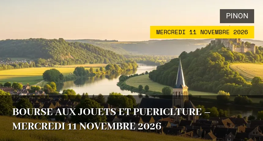 Affiche de l'événement : Bourse aux jouets et puericlture – Mercredi 11 Novembre 2026