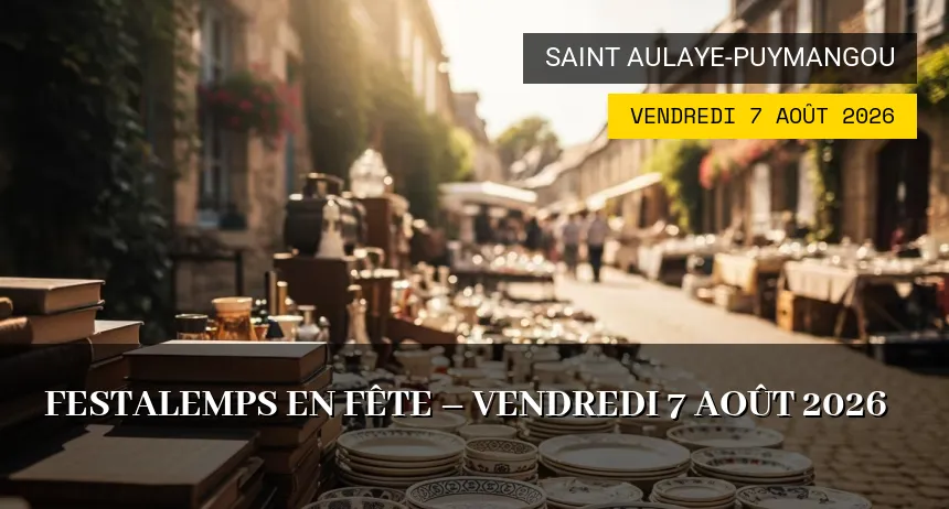 Affiche de l'événement : Festalemps en Fête – Vendredi 7 Août 2026